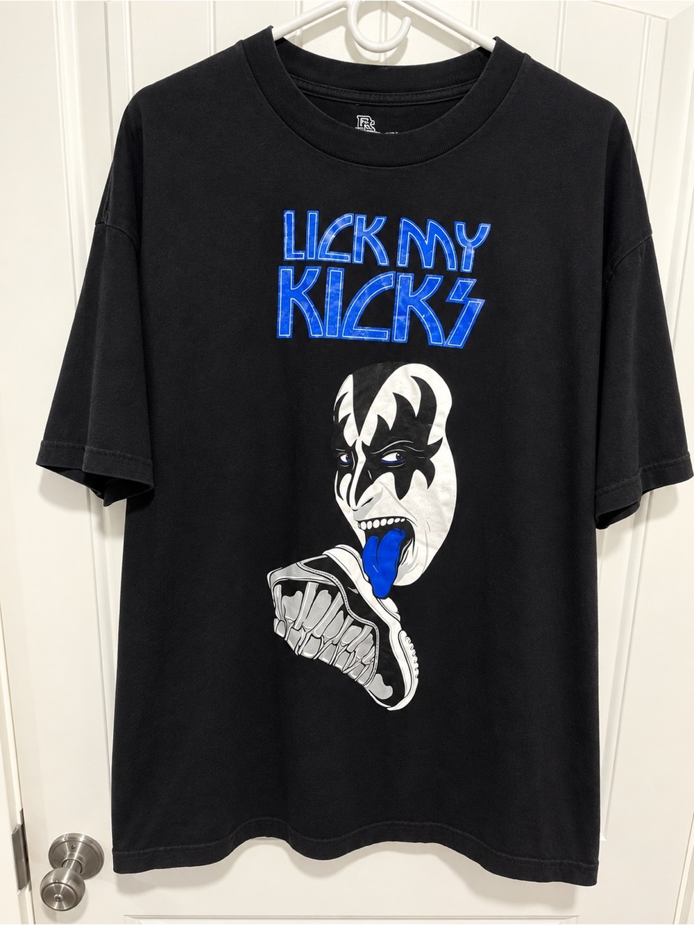 Bobby Fresh Lick My Kicks Gene Simmons Jordan XI Tee 2XL 2000s